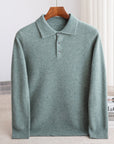 Helvano | Herren Polo-Pullover aus Wollmischung