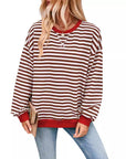 Helvano | Sweatshirt für Damen mit bunten Streifen