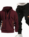 Helvano | Herren Trainingsanzug mit Hoodie und Jogginghose
