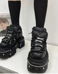 Helvano | High-Top Stiefel für Damen in Schwarz