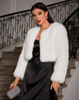 Helvano | Flauschige Kurzjacke für Damen