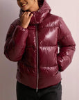 Helvano | Damen Steppjacke mit verstellbarer Kapuze