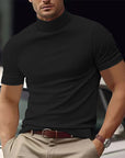 Helvano | Rollkragen-Shirt Kurzarm für Herren