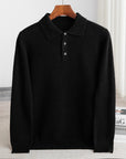 Helvano | Herren Polo-Pullover aus Wollmischung