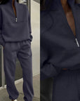 Helvano | Sportlicher Jogginganzug für Damen mit Zip-Hoodie