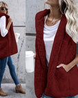 Helvano | Kuschelige Teddy-Weste für Damen