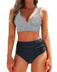 Helvano | Bikini-Set mit hoher Taille für Damen