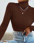 Helvano | Rollkragenpullover mit Rippstruktur für Damen