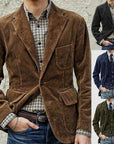 Helvano | Cord-Blazer für Herren mit modernem Schnitt