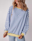 Helvano | Gestreiftes Boxy-Sweatshirt für Damen