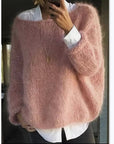 Helvano | Oversized Pullover mit U-Boot-Ausschnitt für Damen