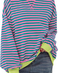 Helvano | Sweatshirt für Damen mit bunten Streifen