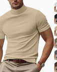 Helvano | Rollkragen-Shirt Kurzarm für Herren