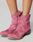 Helvano | Western-Stiefel aus Wildleder mit Blockabsatz für Damen