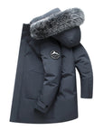 Helvano | Damen Winterparka mit abnehmbarer Kapuze und Kunstfell