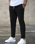 Helvano | Herren Stretch-Hose mit elastischem Bund