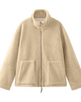 Helvano | Damenjacke mit Stehkragen in Beige