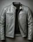 Helvano | Minimalistische Herren-Motorradjacke