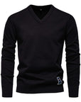 Helvano | Herren V-Neck Pullover aus Baumwolle