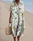 Helvano | Buntes Sommerkleid mit Blumenmuster