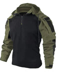 Helvano | Taktischer Half-Zip Kapuzenpullover für Herren