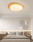 Helvano | Runde LED-Deckenleuchte mit Holzoptik
