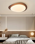 Helvano | Runde LED-Deckenleuchte mit Holzoptik