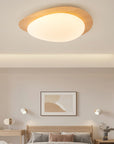 Helvano | Runde LED-Deckenleuchte mit Holzoptik