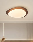 Helvano | Runde LED-Deckenleuchte mit Holzoptik