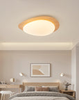 Helvano | Runde LED-Deckenleuchte mit Holzoptik