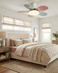 Helvano | Deckenventilator mit Licht und Fernbedienung
