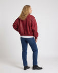 Helvano | Oversized Lederjacke in Kunstleder für Damen
