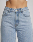 Helvano | Ausgestellte Vintage-Jeans mit weitem Bein für Damen