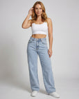 Helvano | Ausgestellte Vintage-Jeans mit weitem Bein für Damen