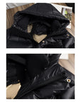 Helvano | Warme Daunen-Winterjacke für Damen in Schwarz