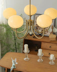 Helvano | Deckenleuchte aus Glas mit Goldfinish