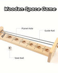 Helvano | Weltraum-Stickball-Spiel aus Holz, tragbar