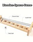 Helvano | Weltraum-Stickball-Spiel aus Holz, tragbar