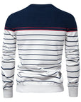 Helvano | Gestreifter Strickpullover für Herren