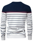 Helvano | Gestreifter Strickpullover für Herren