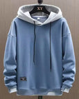 Helvano | Herren Hoodie in Lagenoptik mit Kapuze