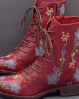 Helvano | Bestickte Retro-Stiefel für Damen
