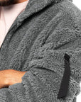 Helvano | Herren Fleecejacke mit Kapuze
