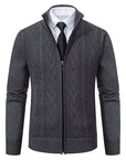 Helvano | Strickjacke mit Reissverschluss für Herren