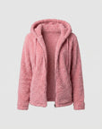 Helvano | Lange Teddy-Fleecejacke für Damen