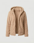 Helvano | Lange Teddy-Fleecejacke für Damen