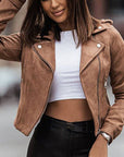 Helvano | Elegante Damenjacke in Lederoptik