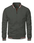 Helvano | Herren Jacke mit Reissverschluss und Kontrast