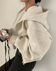 Helvano | Sweatjacke mit Reissverschluss für Damen