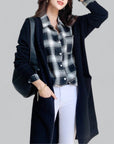 Helvano | Lange Strickjacke für Damen